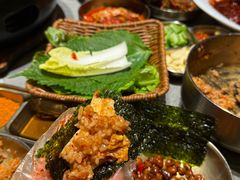 -草家酱蟹炭火烤肉店(珲春南路一店)