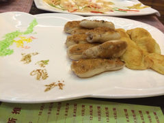 鱼腐拼鸡脾菇-东城酒店(佛山顺德清晖园店)