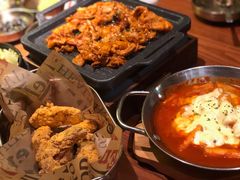 芝士味炸鸡-春熙台韩国料理·章鱼肥牛(西丽店)