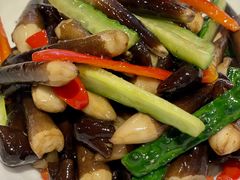 脆瓜炒鸡纵菌-俏湘厨•地道湘菜(建华南路店)