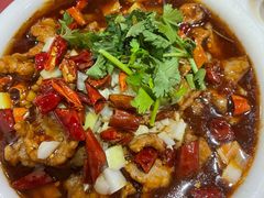 水煮牛肉-北大地皖峰饭馆