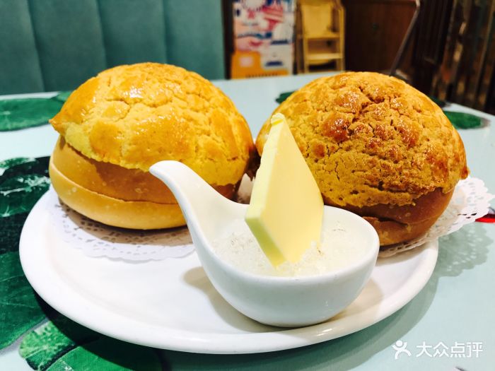 表妹香港靓点餐厅冰火菠萝油图片 