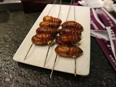 烤蚕蛹-老万烧烤(典逸心洲店)