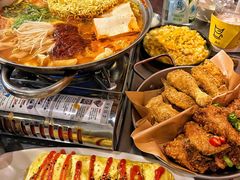 炸鸡一半一半-富乐满韩国正宗炸鸡韩国料理(虹泉路店)