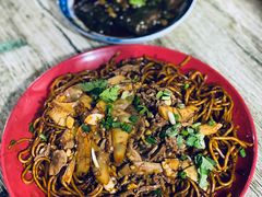 三拼牛腰牛板筋牛肉丝拌面-双宝红油牛系列