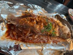 酱烤活鲈鱼-新白鹿餐厅(虹桥南丰城店)