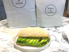 牛油果素食三明治-WHEAT&BAKER-麥(凯德来福士店)