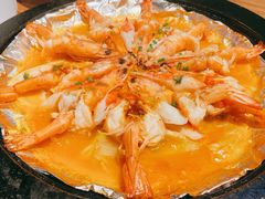 蒜蓉铁板焗虎虾-幸福的烤包子·新疆菜