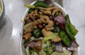 Stir-fried Goose Intestine Rice