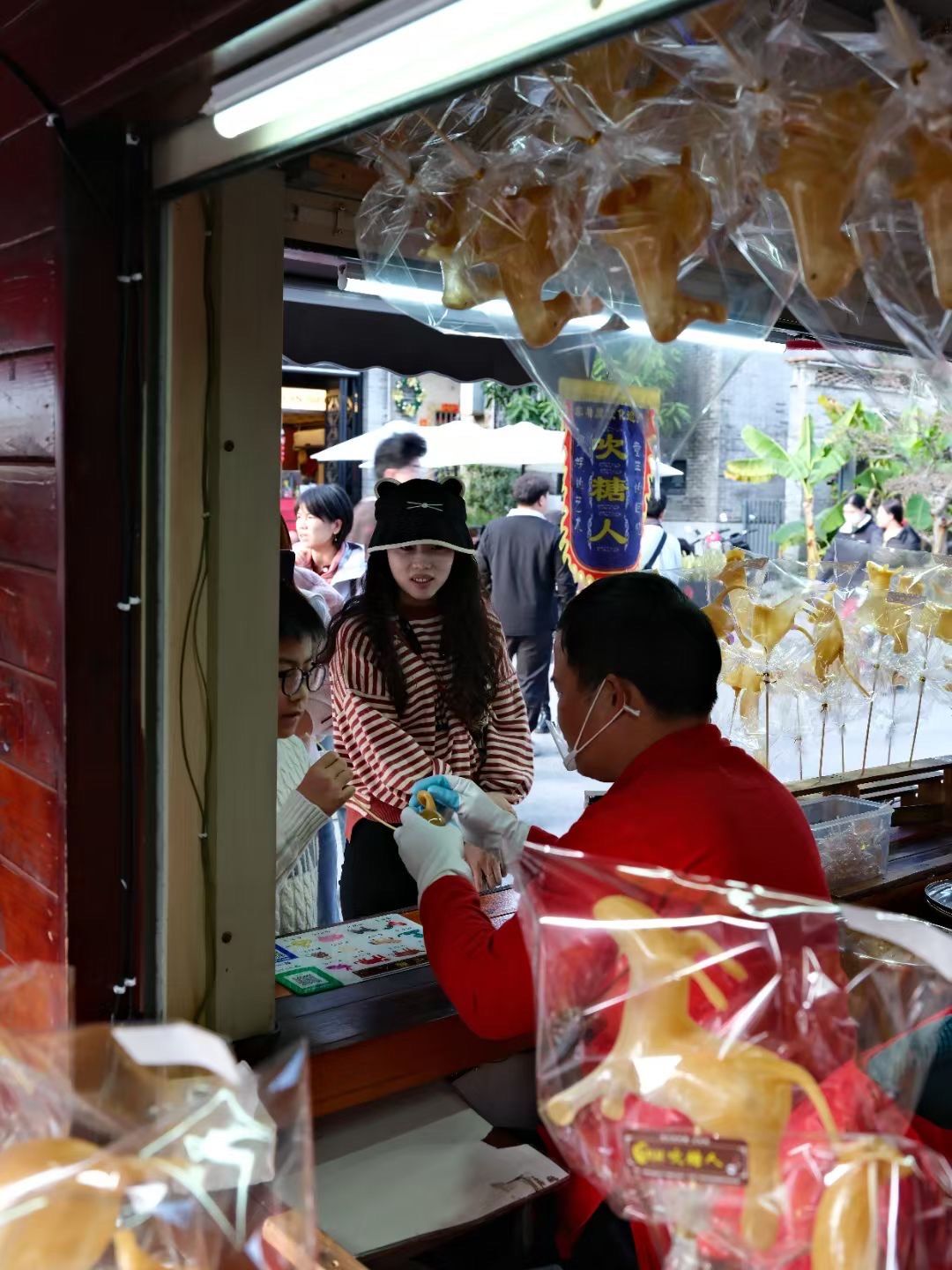 非遗糖人,总在广州看到