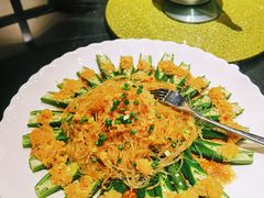 蒜蓉蒸秋葵-茶叁酒肆·楚味江湖(菱角湖店)