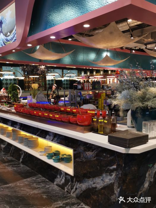 圣罗巴海鲜自助(黑金店)自助取餐区图片