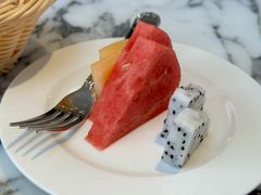 现切水果盘-北京贵宾楼饭店 红墙咖啡厅
