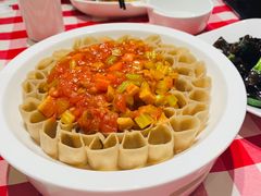 西红柿浇汁莜面-西贝(无锡万象城店)