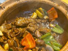 生啫九层塔牛肉-天宝食坊·啫啫煲大排档(西华路店)