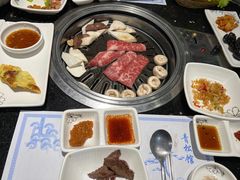 极品牛上脑边烧烤-青松馆韩国料理(香港中路佳世客店)