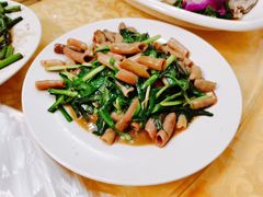 韭菜海肠-1910老鲁味海鲜·戳子肉·青岛菜(金沙滩店)