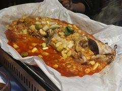 蒜香纸包江团烤鱼-红辣椒·川菜·火锅(张杨路店)