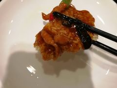 鱼香锅巴肉丝-刘胖子家常菜·蹄花焖藕(中南店)