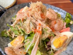 胡麻熟虾海鲜沙拉-浦·传统日式料理(3 5 1 1 店)