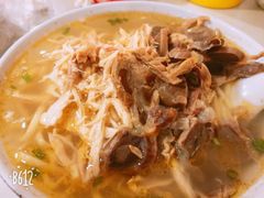 鸡丝鸡肫面-民间老鸡汤面馆(中山北路店)