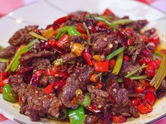 小炒牛肉-饶品富牛魔王辣味烧菜馆(船山路总店)