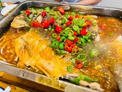 蒜爆鱼-华顺土菜馆(洪岗路店)