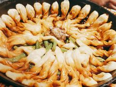 排骨豆角卷子-华盛园卷子王农家菜水库鱼