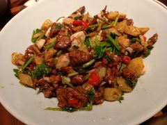 28秒爆炒黄牛肉-望湘园·洞庭渔宴(浦江欢乐颂店)