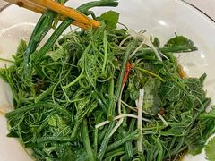 白灼丝瓜尖-渔娘渔家丹东海鲜(东直门店)