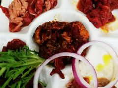 肉拼盘-啊美丽炭火烤肉(滑翔一店)