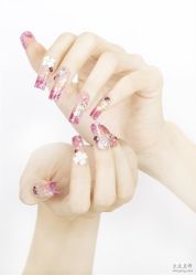 指慕坊原创琉璃甲-指慕坊美甲造型