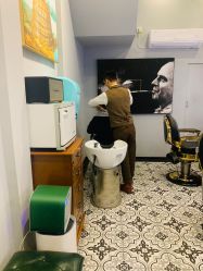 -595barbershop美式油头