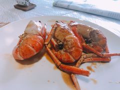 秘制干煎大虾-味可道美食坊(福基路店)