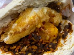 蛋菜夹馍-老马家马蓉蛋菜夹馍·腊牛肉夹馍(回民街店)