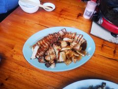 煎炸猪皮拼盘-老财炒饭·熟地蟹·冬瓜蟹