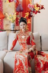 -懿沉香中式嫁衣礼服秀禾服龙凤褂马来褂旗袍总店