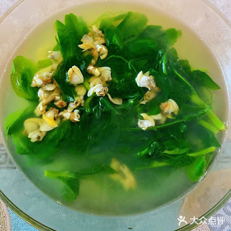 美容又美味的家常版豌豆尖蚬子汤🥬