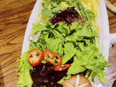 青菜拼盘-老牌坊云南鱼豆花火锅(嵩山店)