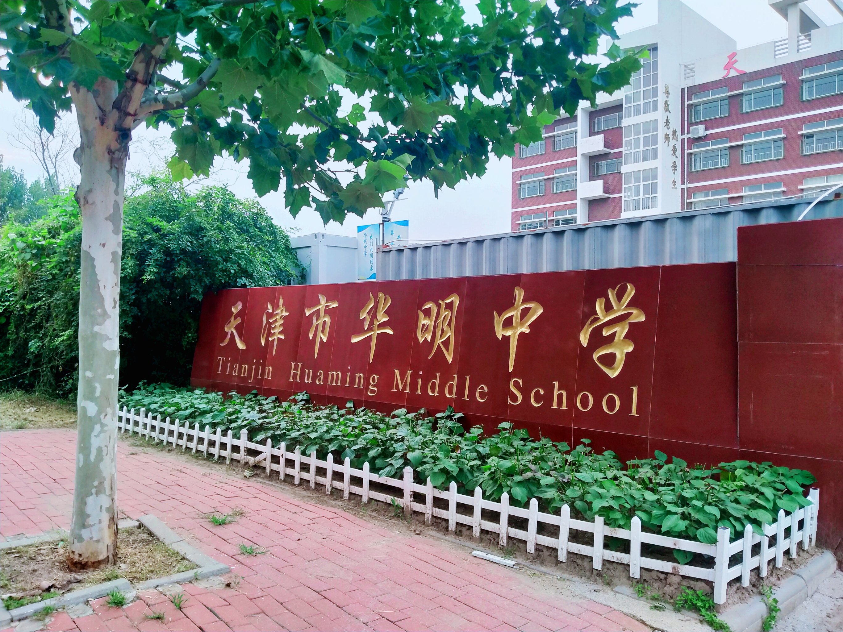华明中学 位于 天津市