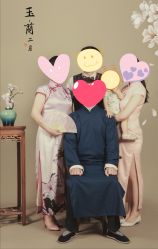 -时光纪亲子全家福照相馆(静安店母女写真父母纪念照)