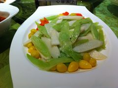 山药烧西芹-文新茶馆·喝毛尖茶·品信阳菜(黄河南路店)