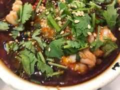 冒脑花-成都你六姐·牛肉冒菜·麻辣香锅(长泰广场店)