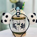 成都羊毛丨来成都必打卡🐼熊猫竹筒奶茶