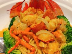 黑椒牛油焗波士顿大龙虾-万龙洲海鲜(大兴绿地缤纷城店)