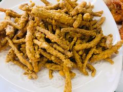 咸蛋黄茶树菇-新金盛·海鲜酒楼(盐田店)