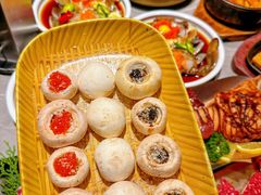 -草家酱蟹炭火烤肉店(珲春南路一店)