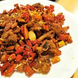 香，晶莹剔透的半脂肪半油炸