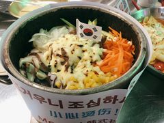 拉丝奶酪肥牛石锅拌饭-Meet Sun韩式大排档(五一广场7MALL店)