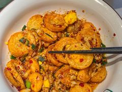 香煎金钱蛋-费大厨辣椒炒肉(黄兴中心广场店)